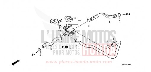 AIR INJECTION CONTROLVALVE VT750C28 de 2008